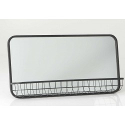  Lustro Okno Czarne z Półką B