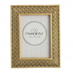 Ramka Na Zdjęcia Prostokątna Złota A