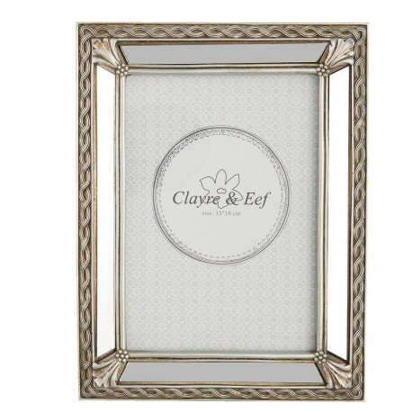 Ramka Na Zdjęcia Kwadratowa Srebrna