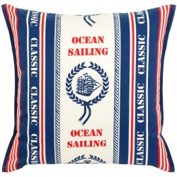 Poduszka Marynistyczna w Pasy z Kotwicą
