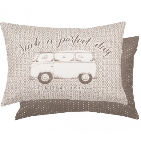 Poszewka Retro z Rowerem