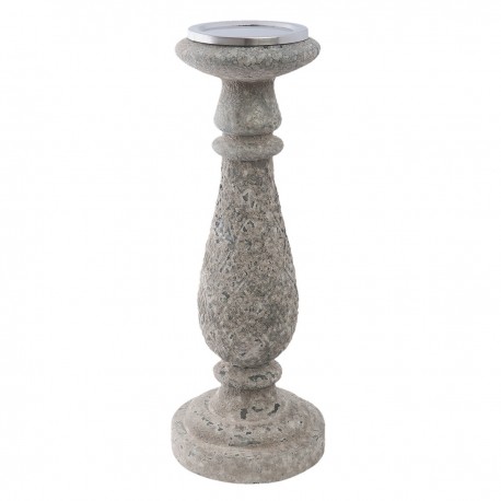 Świecznik Prowansalski Postarzany Szary A