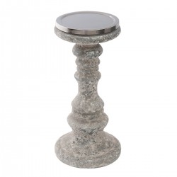 Świecznik Prowansalski Postarzany Szary A
