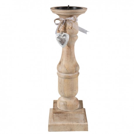 Świecznik Prowansalski Metalowy Przecierany B