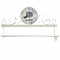Wieszak Na Ręcznik z Lawendą Metalowy A