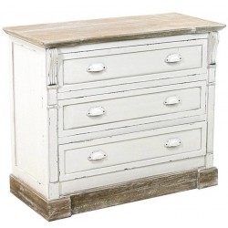 Komoda w Stylu Prowansalskim Savoni Przeszklona A