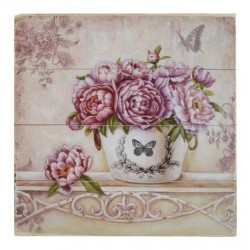 Obraz w Stylu Prowansalskim z Kwiatami B