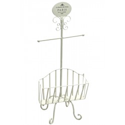 Stojak Na Papier Toaletowy z Gazetnikiem w Stylu Francuskim Paris