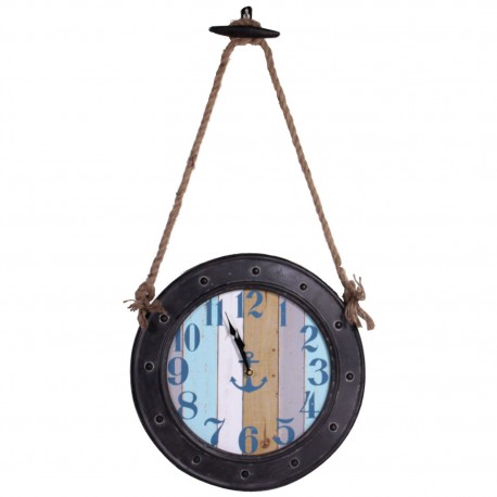 Zegar Marynarski Z Kotwicą A