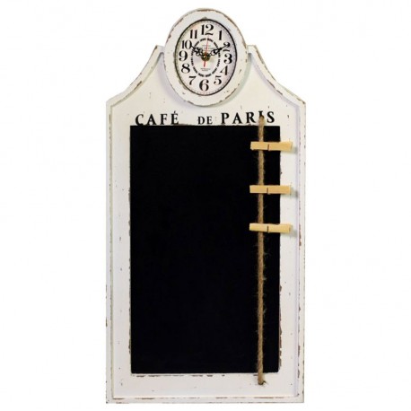 Zegar z Tablicą Do Pisania Kredą