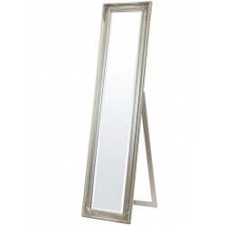 Lustro Podłogowe Prowansalskie Białe A