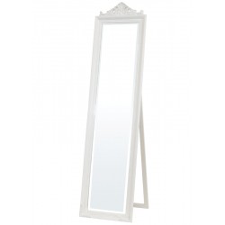 Lustro Podłogowe Prowansalskie Srebrne B