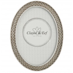 Ramka Na Zdjęcia Owalna Srebrna A