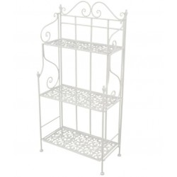 Metalowy Regał Prowansalskki Biały B
