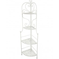 Metalowy Regał Prowansalskki Biały E