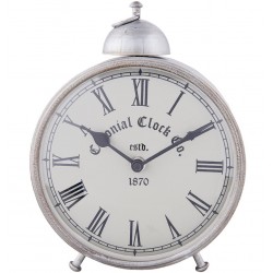 Zegarek Stołowy Srebrny B