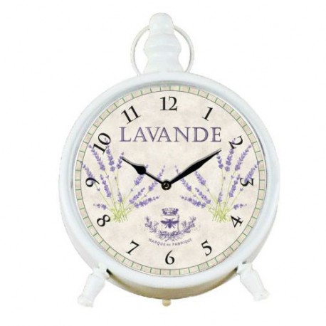 Zegarek Prowansalski Stołowy z Lawendą B