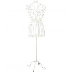 Metalowy Manekin Ozdobny Prowansalski Brązowy