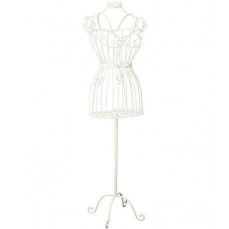 Metalowy Manekin Ozdobny Prowansalski Brązowy