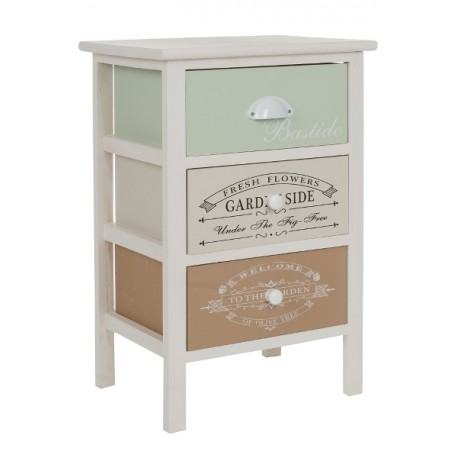 Szafka Prowansalska z Kolorowymi Szufladami 1