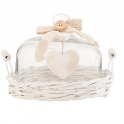 Wiklinowa Taca z Kloszem C