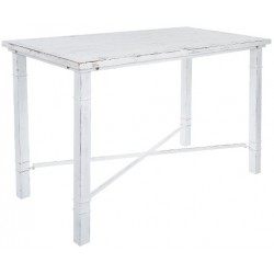 Stół Shabby Chic Szary Bielony