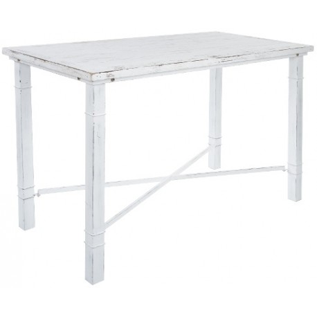 Stół Shabby Chic Szary Bielony