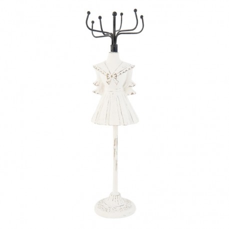 Stojak Na Biżuterię Prowansalski Biało-Czarny F