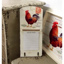 Rustykalny Notes z Kogutem 1