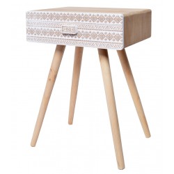 Stolik Nocny Retro Wzorki B