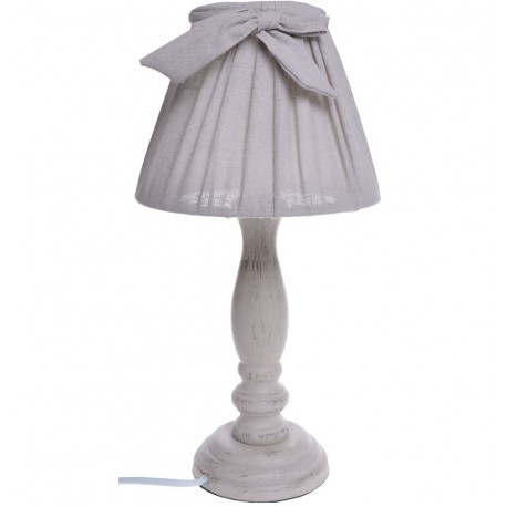Lampka Prowansalska z Kokardką Szara