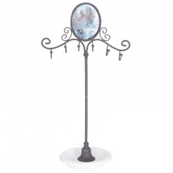 Stojak Na Biżuterię Prowansalski z Lusterkiem
