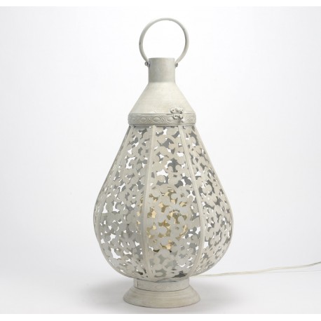 Lampa Stołowa Prowansalska Brązowa Wysoka