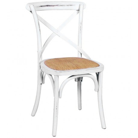 Czarne Krzesło Postarzane Neroni