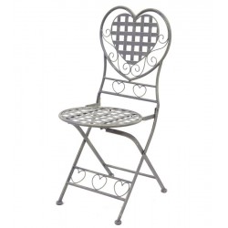 Krzesło Ogrodowe Prowansalskie Białe C