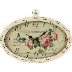 Zegar Retro Owalny Clement