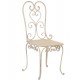 Metalowe Krzesło Prowansalskie Przecierane
