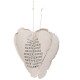 Materiałowa Zawieszka Serce Duża A