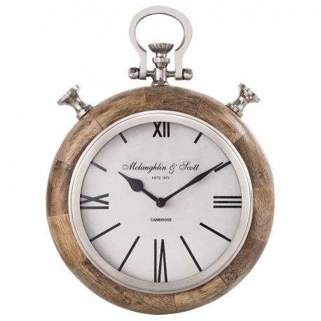 Zegar Hamptons z Drewnem A