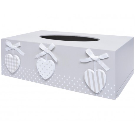Pudełko Na Chusteczki Prowansalskie z Sercami B