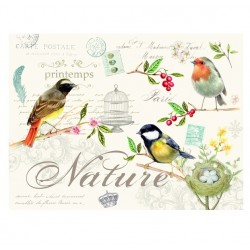 Podkładki Korkowe Prowansalskie Kremowe - 4szt.