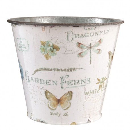 Metalowa Osłonka Prowansalska z Różami Podłużna 