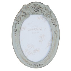  Ramka Na Zdjęcia Prowansalska Szara Owalna D
