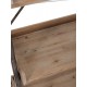 Metalowy Regał Loft z Drewnianymi Półkami Portoni