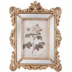 Ramka Na Zdjęcie Zielona Złota z Lusterkami B