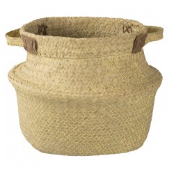 Pleciony Kosz z Trawy Morskiej