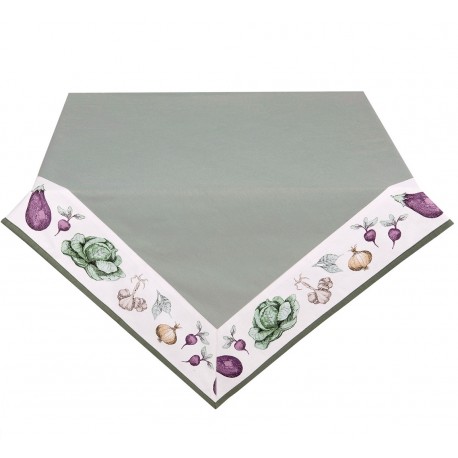 Bawełniany Obrus z Warzywami Kwadratowy A