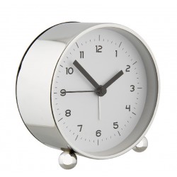 Srebrny Budzik Okrągły