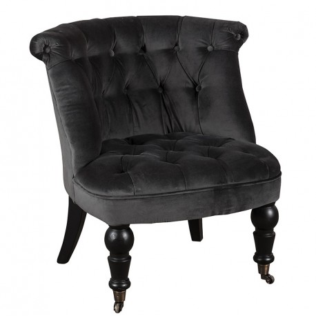 Fotel Belldeco Nero Velvet