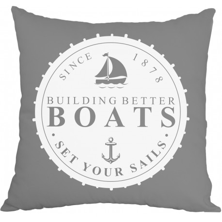 Poduszki w Stylu Marynistycznym Szare 1